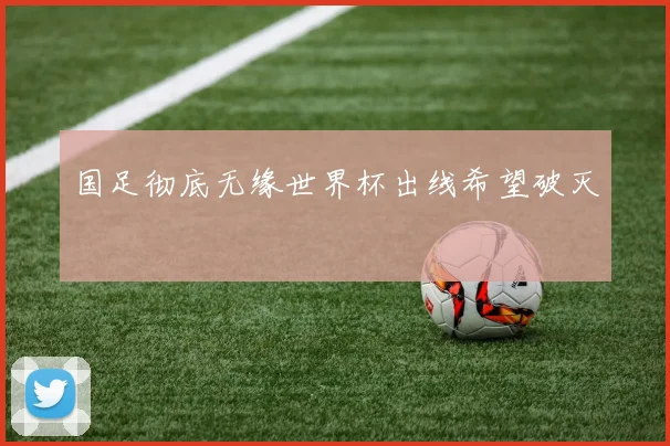国足彻底无缘世界杯出线希望破灭