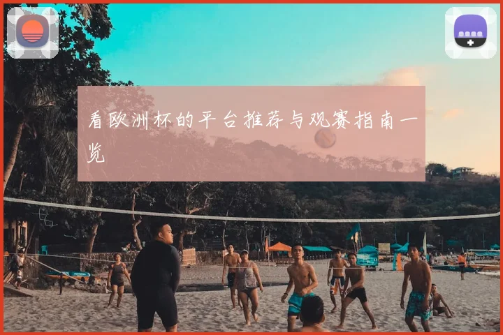 看欧洲杯的平台推荐与观赛指南一览